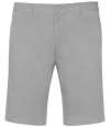 KB750 K750 Kariban Chino Bermuda Shorts Fine Grey colour image
